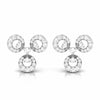 Jewelove™ Earrings SI IJ Platinum Earrings with Diamonds JL PT E ST 2235
