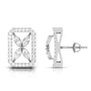 Jewelove™ Earrings Platinum Earrings with Diamonds JL PT E ST 2241
