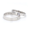Jewelove™ Rings Platinum Engagement Rings with Small Single Diamonds SJ PTO 122