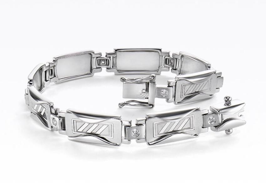 Buy Silverwala Silver Sterling 92.5 Silver Tendulkar Bracelet for Men and  Boys (14GRMS) at Amazon.in
