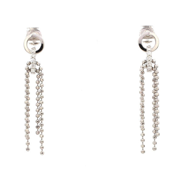 Jewelove™ Earrings Platinum Evara Diamond Earrings with Diamonds for Women JL PT E 178