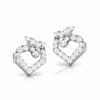 Jewelove™ Earrings Platinum Fashionable Diamond Earrings for Women JL PT E OLS 15