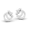 Jewelove™ Earrings Platinum Fashionable Diamond Earrings for Women JL PT E OLS 44