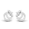 Jewelove™ Earrings SI IJ Platinum Fashionable Diamond Earrings for Women JL PT E OLS 44