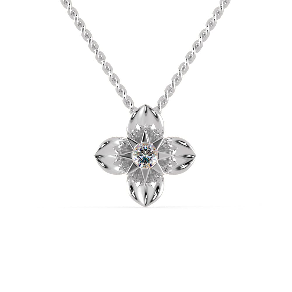 Buy Mia by Tanishq 14k Gold & Diamond Daisy Necklace for Women Online At  Best Price @ Tata CLiQ