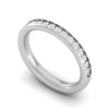 Jewelove™ Rings Platinum Half Eternity Diamond Ring for Women JL PT WB RD 131