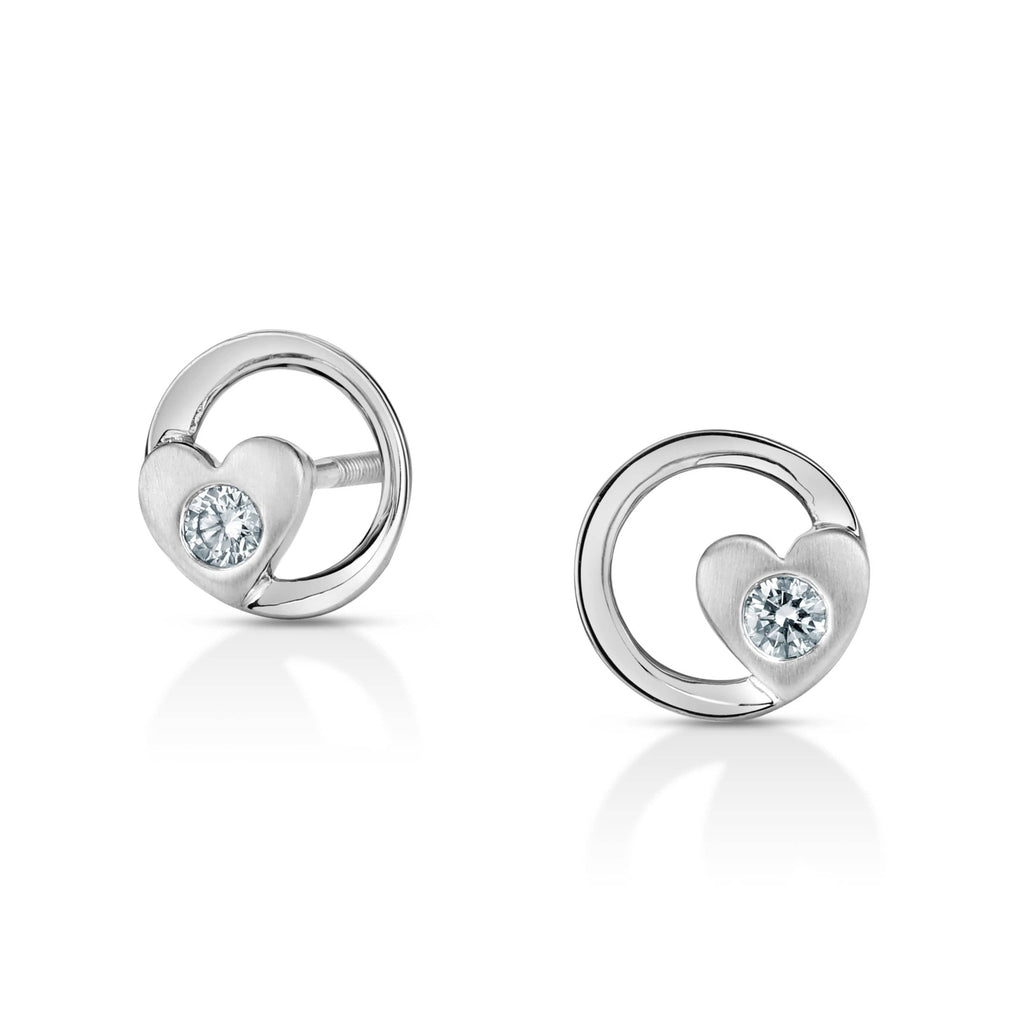 Buy Platinum Stud Earring Online from Senco Gold and Diamonds
