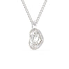 Jewelove™ Pendants Platinum Heart with Diamonds Pendant for Women JL PT P 1224