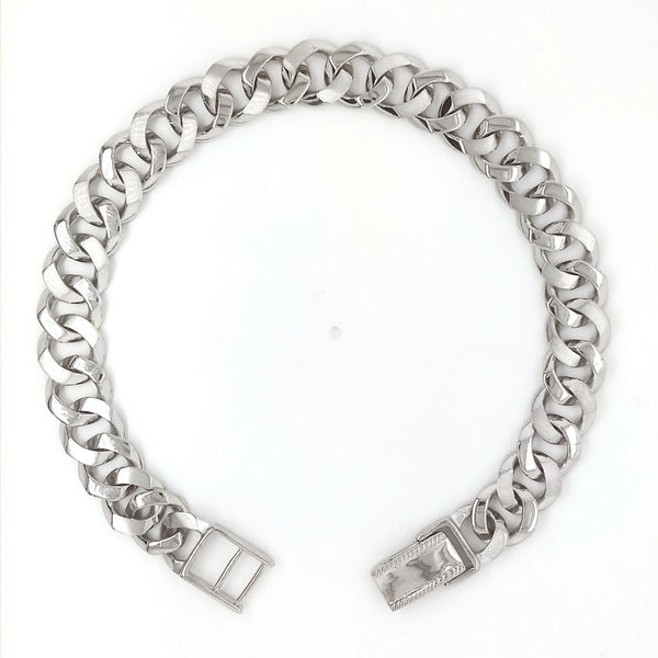 Jewelove™ Bangles & Bracelets Platinum Heavy Bracelet for Men JL PTB 1079