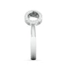 Jewelove™ Rings Platinum Infinity Ring with Diamonds for Women JL PT 968