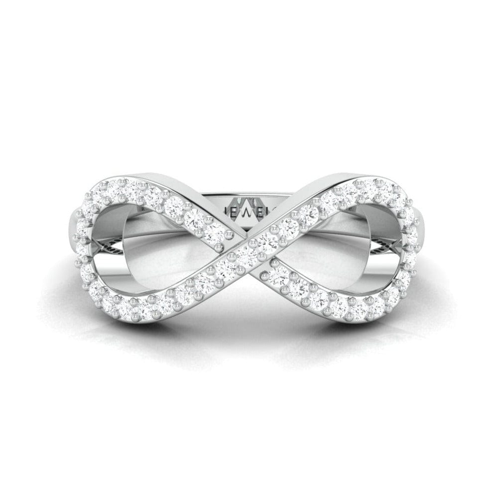 Infinity of Love Platinum Diamond Ring for Women JL PT 458