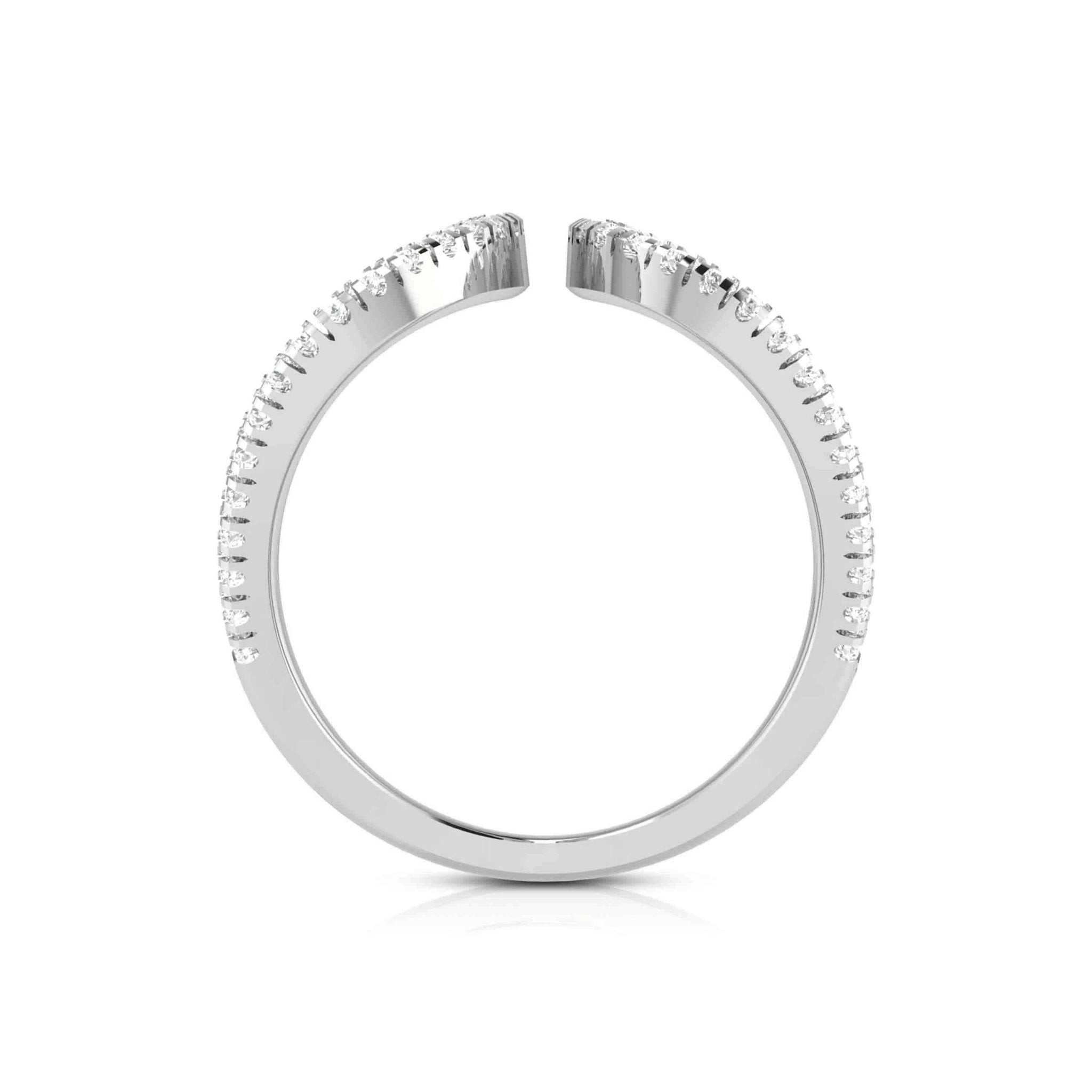 Platinum Infinity Ring with Diamonds for Women JL PT R-12 – Jewelove™