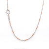 Jewelove™ Chains Platinum Japanese Chain with Rose Gold Polish JL PT CH 841