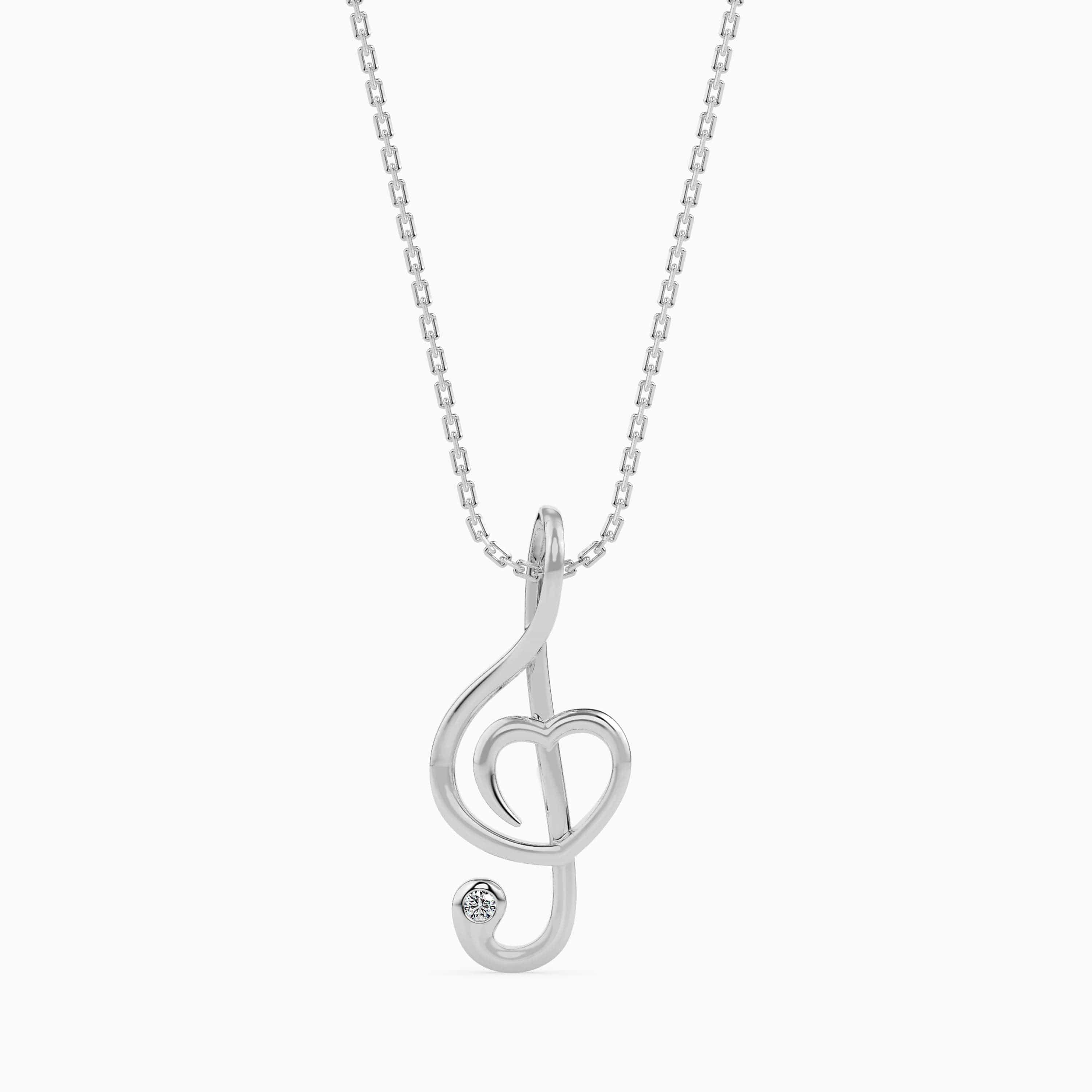 Buy KECHOYelow Gold Music Note Necklace 10K Gold Musical Symbols Pendant  Necklace Fine Gold Simple Necklace Jewelry Gifts for Women Mom Daughter  Online at desertcartINDIA