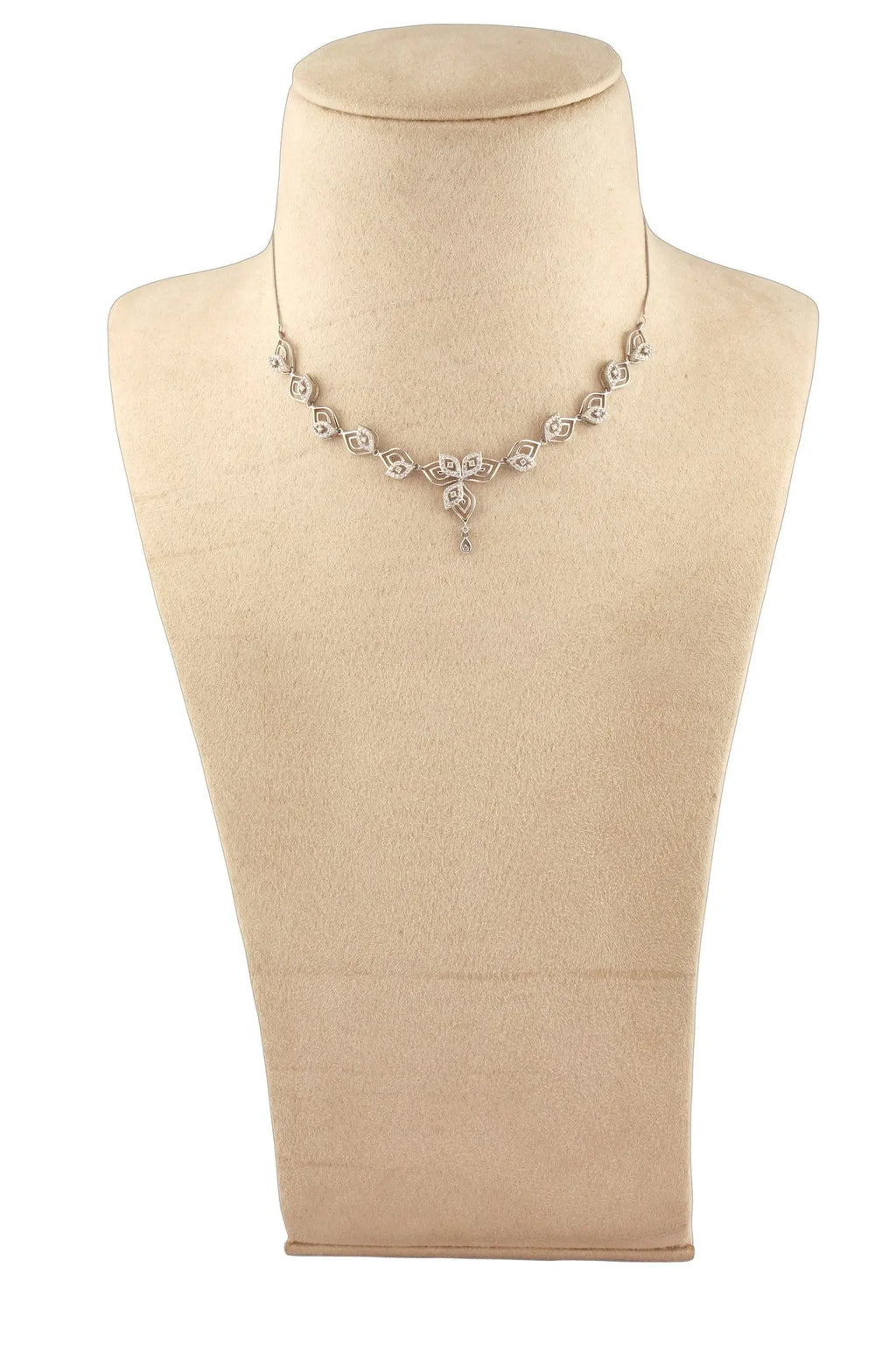 Jewelove™ Necklaces & Pendants Platinum Necklace with Diamonds JL PT N34