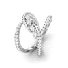Jewelove™ Rings VS GH / Women's Band only Platinum Pear Marquise Ring with Diamonds by Jewelove JL PT DM 0032