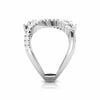 Jewelove™ Rings VS GH / Women's Band only Platinum Pear Marquise Ring with Diamonds for Women JL PT DM 0036