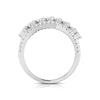 Jewelove™ Rings VS GH / Women's Band only Platinum Pear Marquise Ring with Diamonds for Women JL PT DM 0052