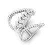 Jewelove™ Rings VS GH / Women's Band only Platinum Pear Marquise Ring with Diamonds for Women JL PT DM 0052