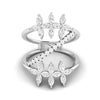 Jewelove™ Rings VS GH / Women's Band only Platinum Pear Marquise Ring with Diamonds for Women JL PT DM 0054-A