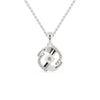 Jewelove™ Pendants SI IJ Platinum Pendant with Diamonds for Women JL PT P 1243