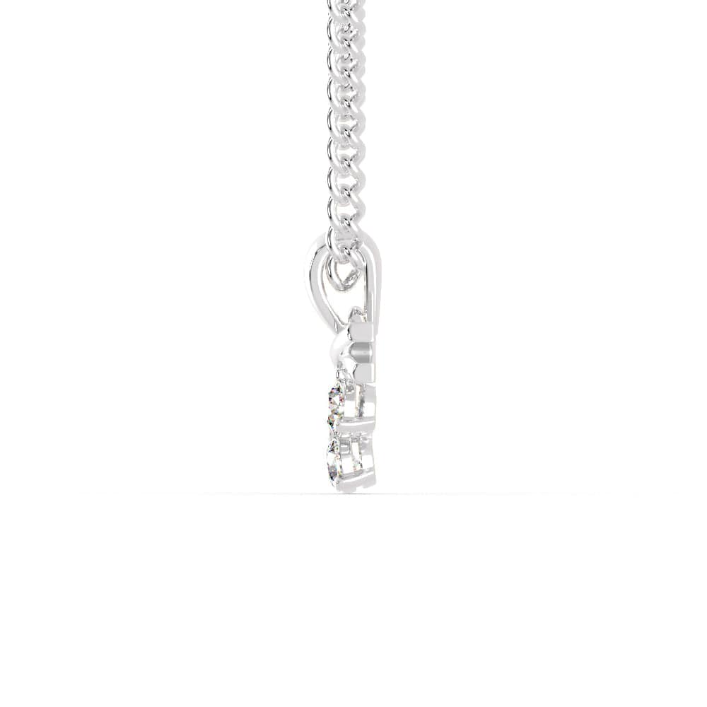 Jewelove™ Pendants Platinum Pendant with Diamonds for Women JL PT P 1244