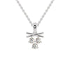 Jewelove™ Pendants SI IJ Platinum Pendant with Diamonds for Women JL PT P 1244