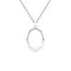 Jewelove™ Pendants Platinum Pendant with Diamonds for Women JL PT P 1252