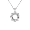Jewelove™ Pendants SI IJ Platinum Pendant with Diamonds for Women JL PT P 1254