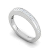 Jewelove™ Rings Platinum Princess Cut Diamond Ring for Women JL PT WB RD 151