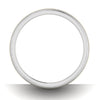 Circle View of Platinum Ring with a Yellow Gold Line JL PT 650