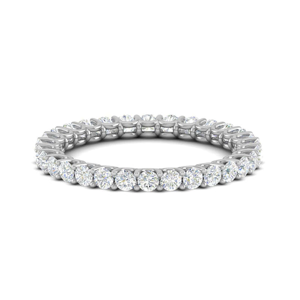 Jewelove™ Rings Platinum Ring With Diamonds for Women JL PT ET RD 107