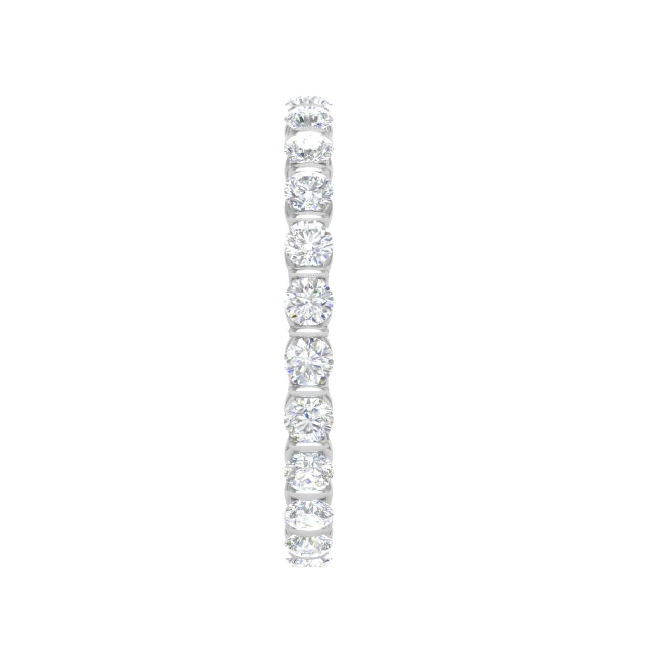 Jewelove™ Rings Platinum Ring With Diamonds for Women JL PT ET RD 114