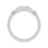 Jewelove™ Rings Platinum Ring with Diamonds for Women JL PT MB RD 103