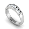 Jewelove™ Rings Women's Band only / SI IJ Platinum Ring with Diamonds for Women JL PT MB RD 103