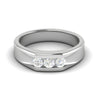 Jewelove™ Rings Platinum Ring with Diamonds for Women JL PT MB RD 106