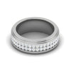 Jewelove™ Rings Platinum Ring with Diamonds for Women JL PT MB RD 109