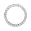 Jewelove™ Rings Platinum Ring With Princess Cut Diamonds for Women JL PT ET PR 109