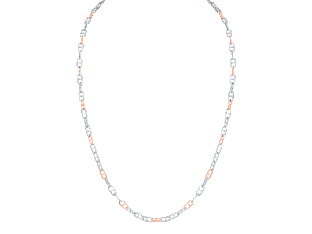 Jewelove™ Chains Platinum Rose Gold Chain for Men JL PT CH 0385