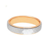 Jewelove™ Rings Men's Band only Platinum Rose Gold Ring for Men JL PT 1103