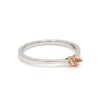 Jewelove™ Rings Women's Band only Platinum Rose Gold Solitaire Mounting JL PT 1146- M