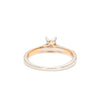 Jewelove™ Rings Women's Band only Platinum Rose Gold Solitaire Mounting JL PT 1151- M