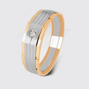 Jewelove™ Rings Platinum Rose Gold with Diamond Ring for Men JL PT 1117