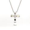 Jewelove™ Pendants Platinum Single Diamond Cross Pendant JL PT P 309