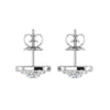 Jewelove™ Earrings J VS Platinum Solitaire Diamond Earrings for Women JL PT SE RD 107