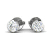 Jewelove™ Earrings VS J Platinum Solitaire Earrings JL PT E SE RD 100