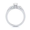 Jewelove™ Rings Platinum Solitaire Engagement Ring with a Hidden Heart JL PT G-118