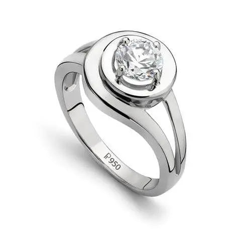 ORRA Couple Collection 950 Platinum Ring : Amazon.in: Jewellery