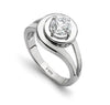 Platinum Solitaire Engagement Ring with Carat Plus Diamond JL PT 504 - Suranas Jewelove
