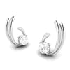 Jewelove™ Pendants & Earrings Platinum Solitaire Pendant Set for Women JL PT PE 79C
